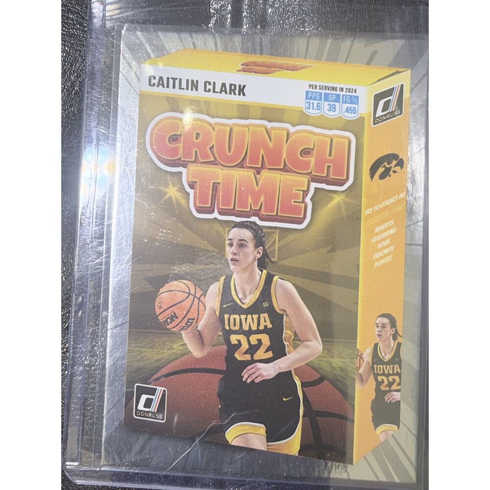 2024 Panini Caitlin Clark Collection Crunch Time #SS-CT1 Iowa Hawkeyes
